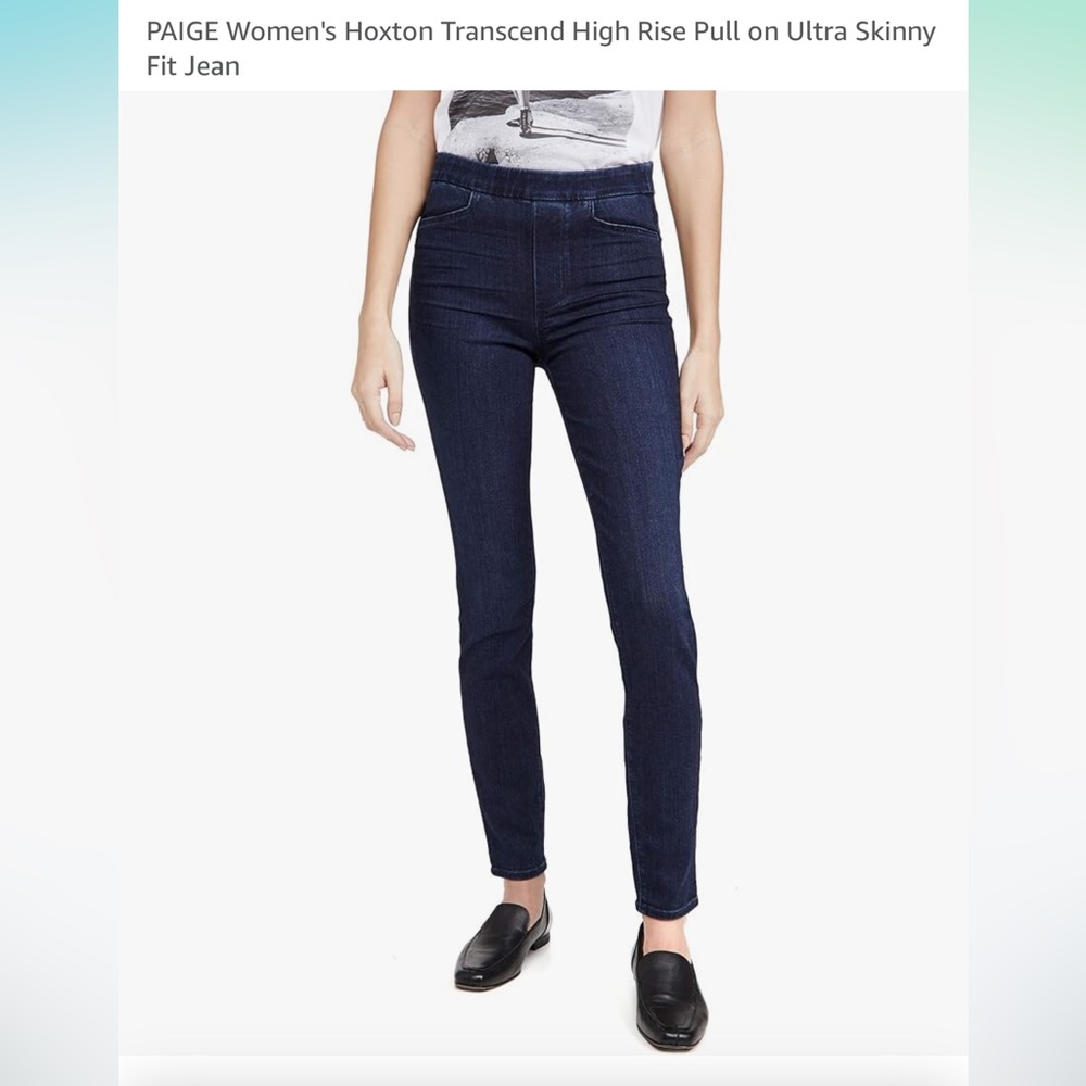 PAIGE Blue Skinny Jeans with Sleek Fit
